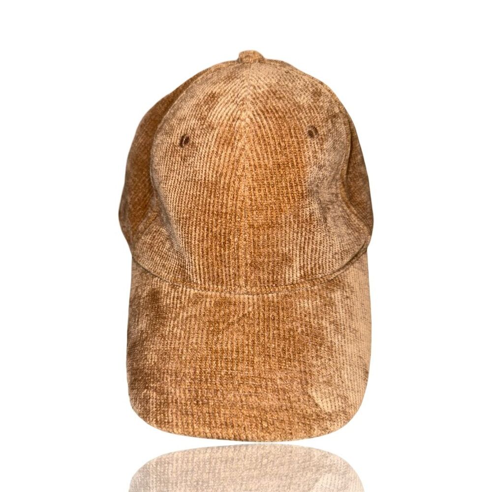 Anthropologie Unisex Corduroy Baseball Cap Brown Adjustable Strap: OSFM